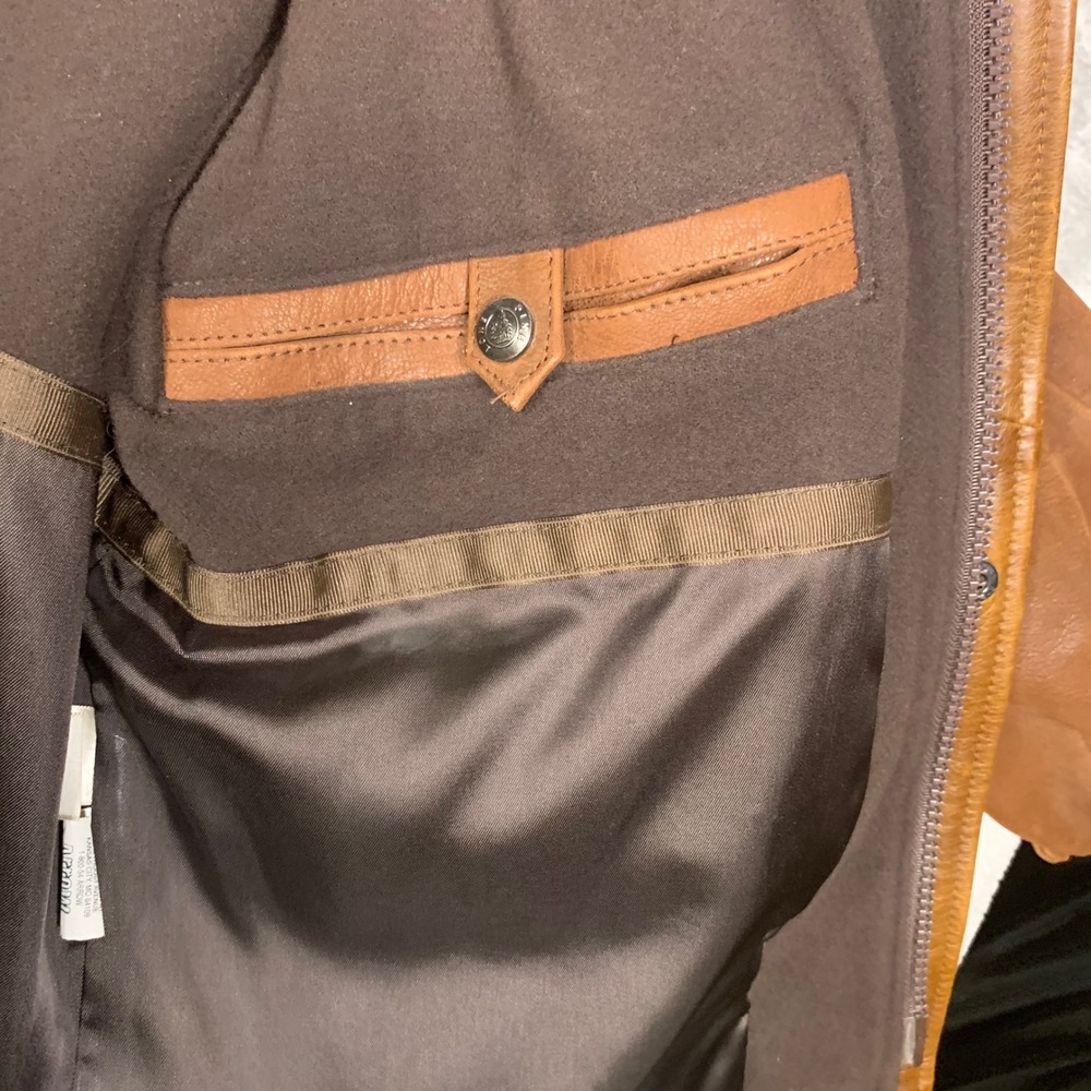 Lone Pine Aspen American Made Leather Jacket Mens 40 Brown Field Rancher Bomber - Picture 9 of 16